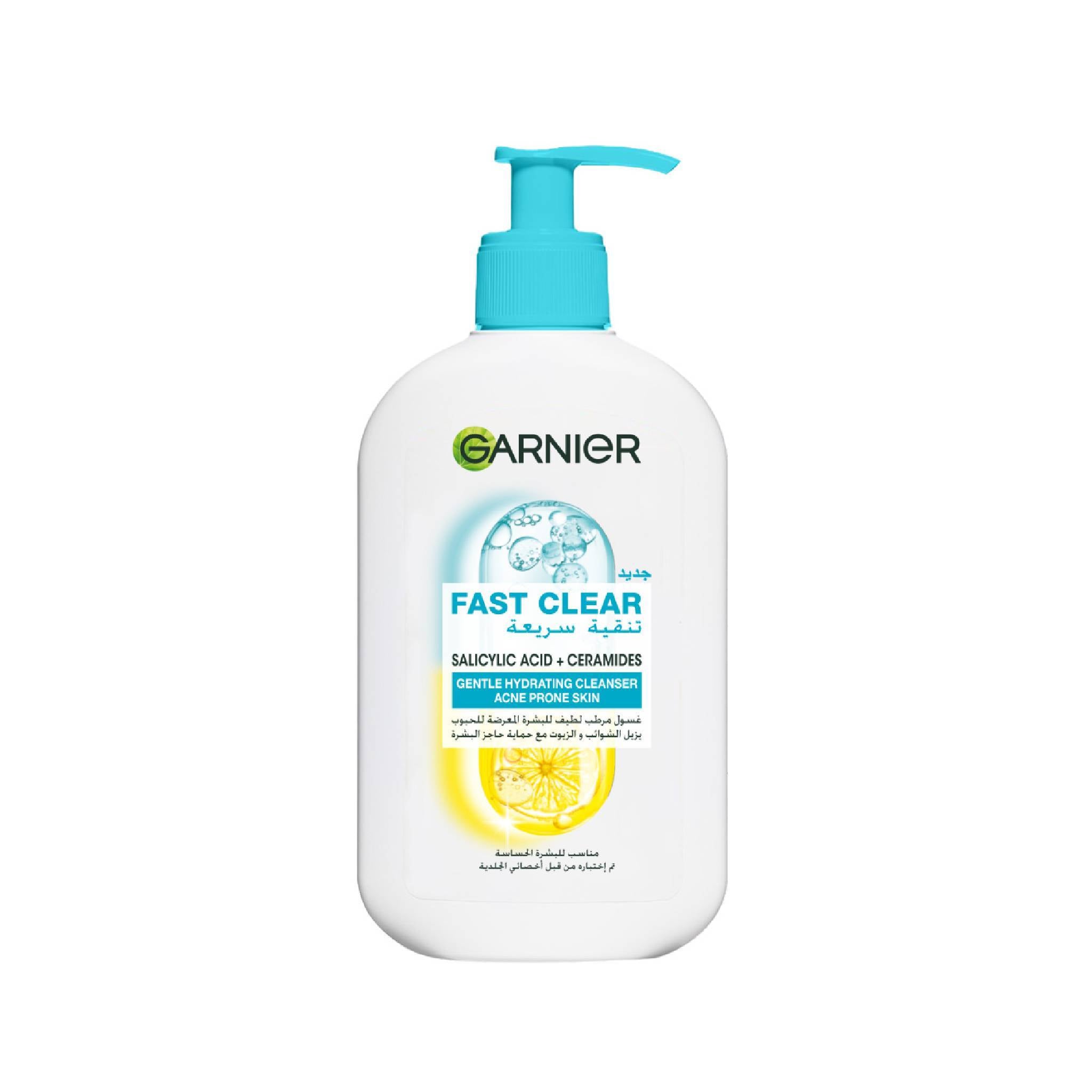 Fast Clear Gentle Cleanser Hydrating Face Wash for Acne Prone Skin