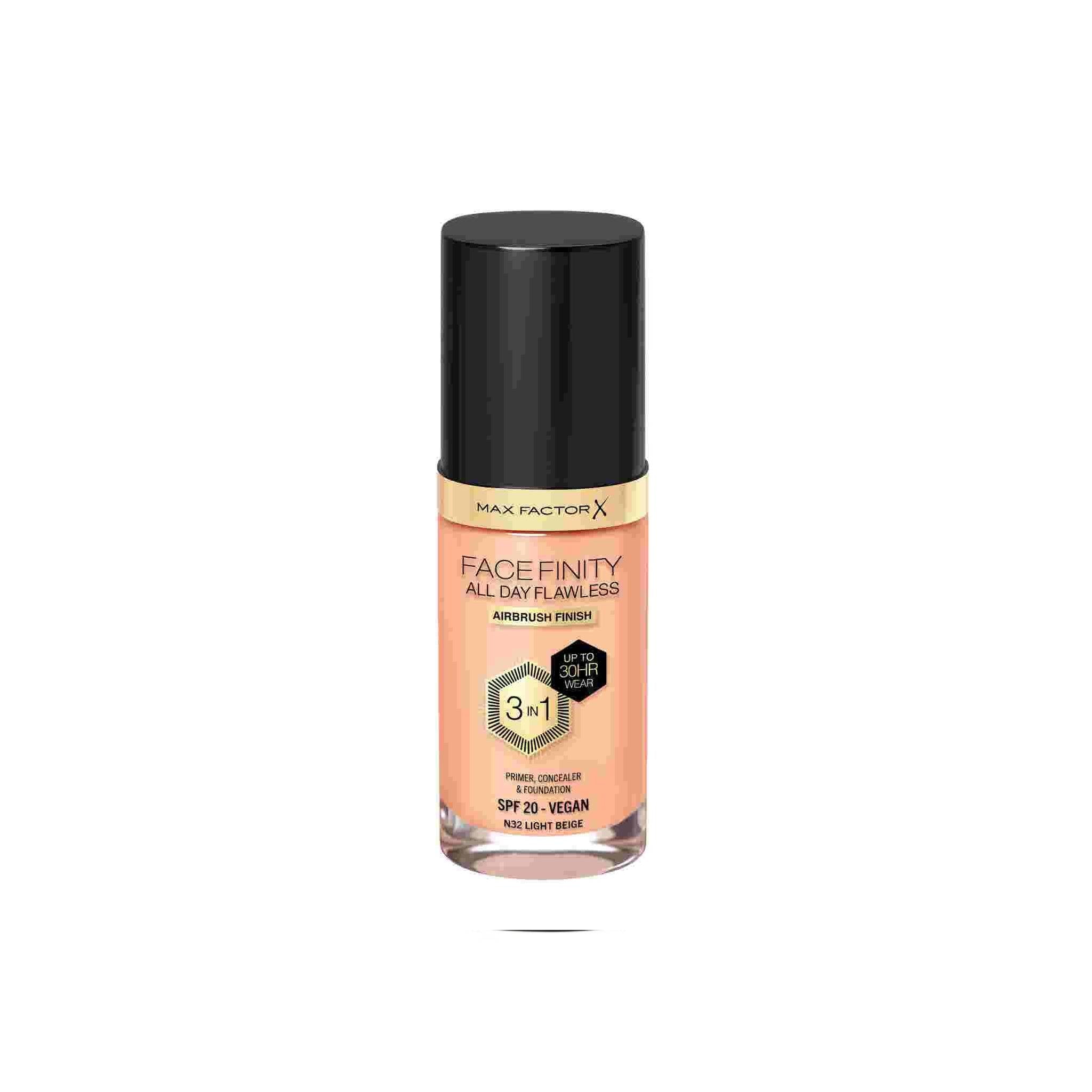 Facefinity All Day Flawless Vegan 3 in 1 Foundation