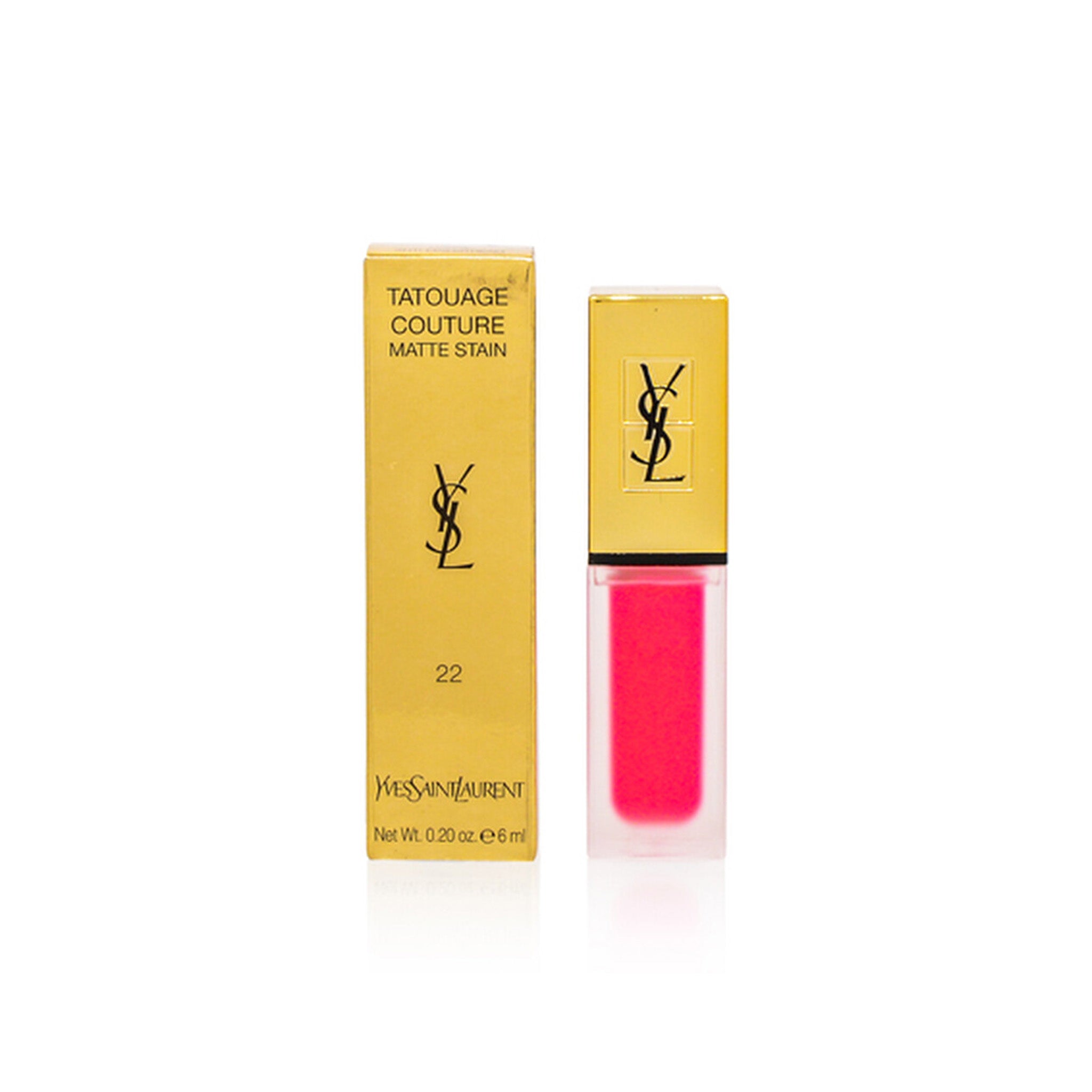 Yves Saint Laurent Tatouage Couture Liquid Matte Lip Stain 22 Corail Anti-Mainstream Lebanon