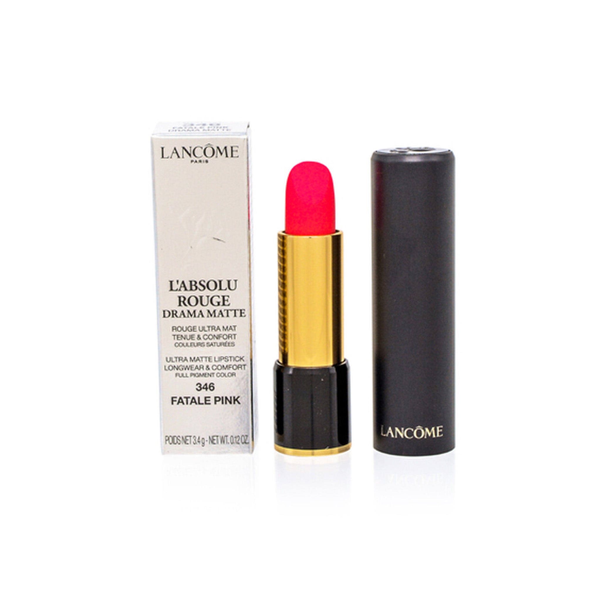 Lancome L'Absolu Rouge Drama Matte Lipstick 346 Fatale Pink Lebanon