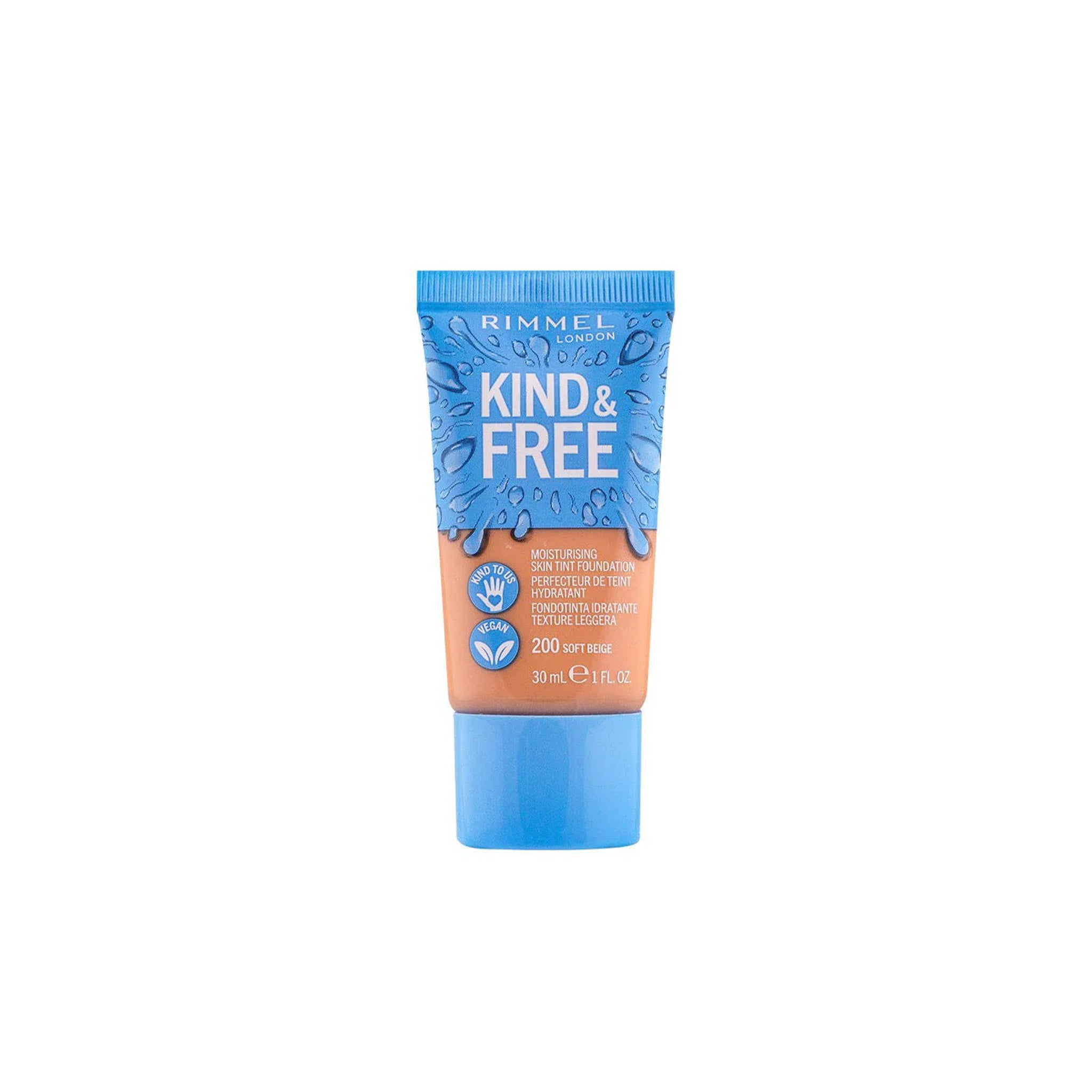 Rimmel London Kind & Free Skin Tint Foundation 200 Soft Beige Lebanon