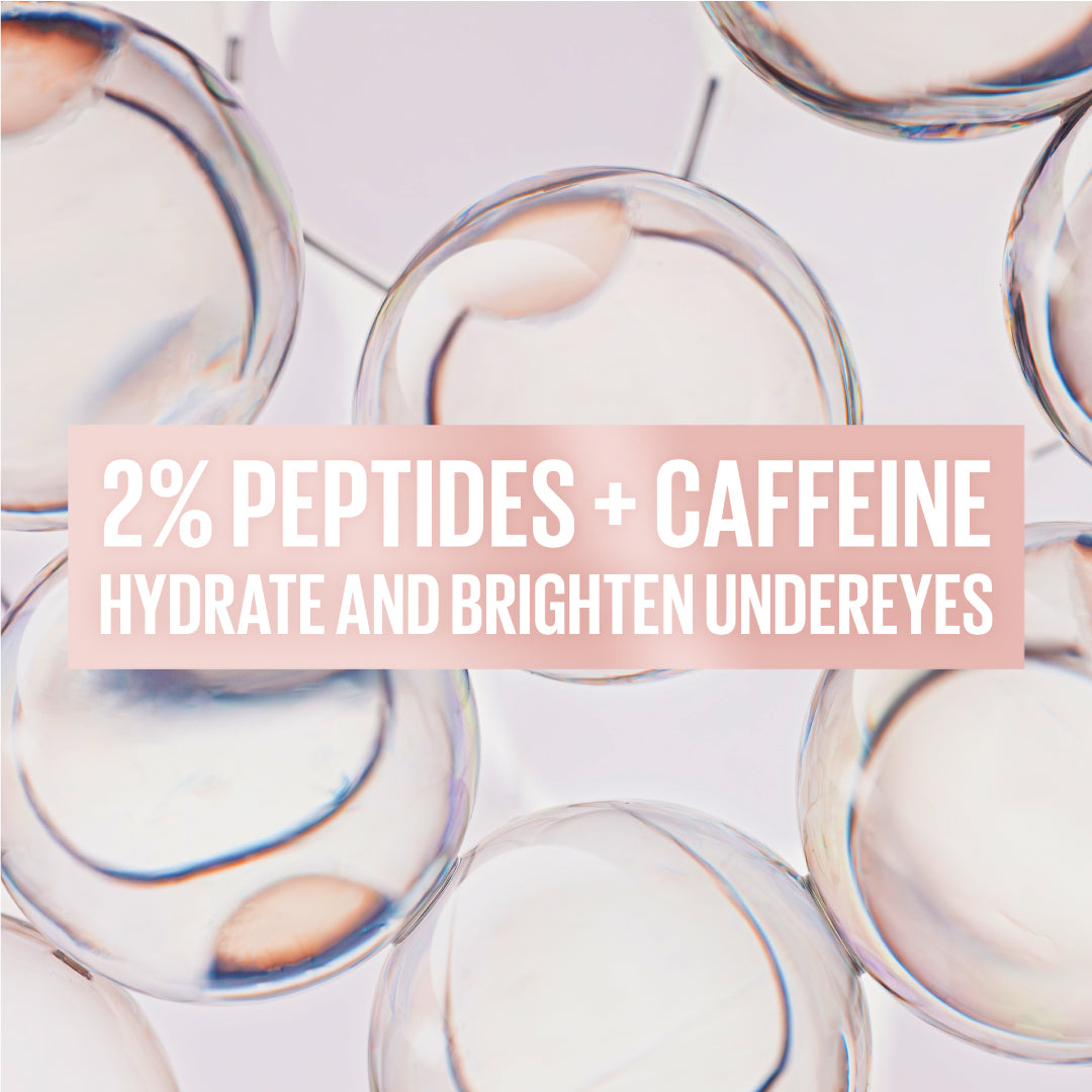 Lifter Serum Concealer, Full Coverage, Includes 2% Peptides + Caffeine to Hydrate & Brighten Under Eyes
