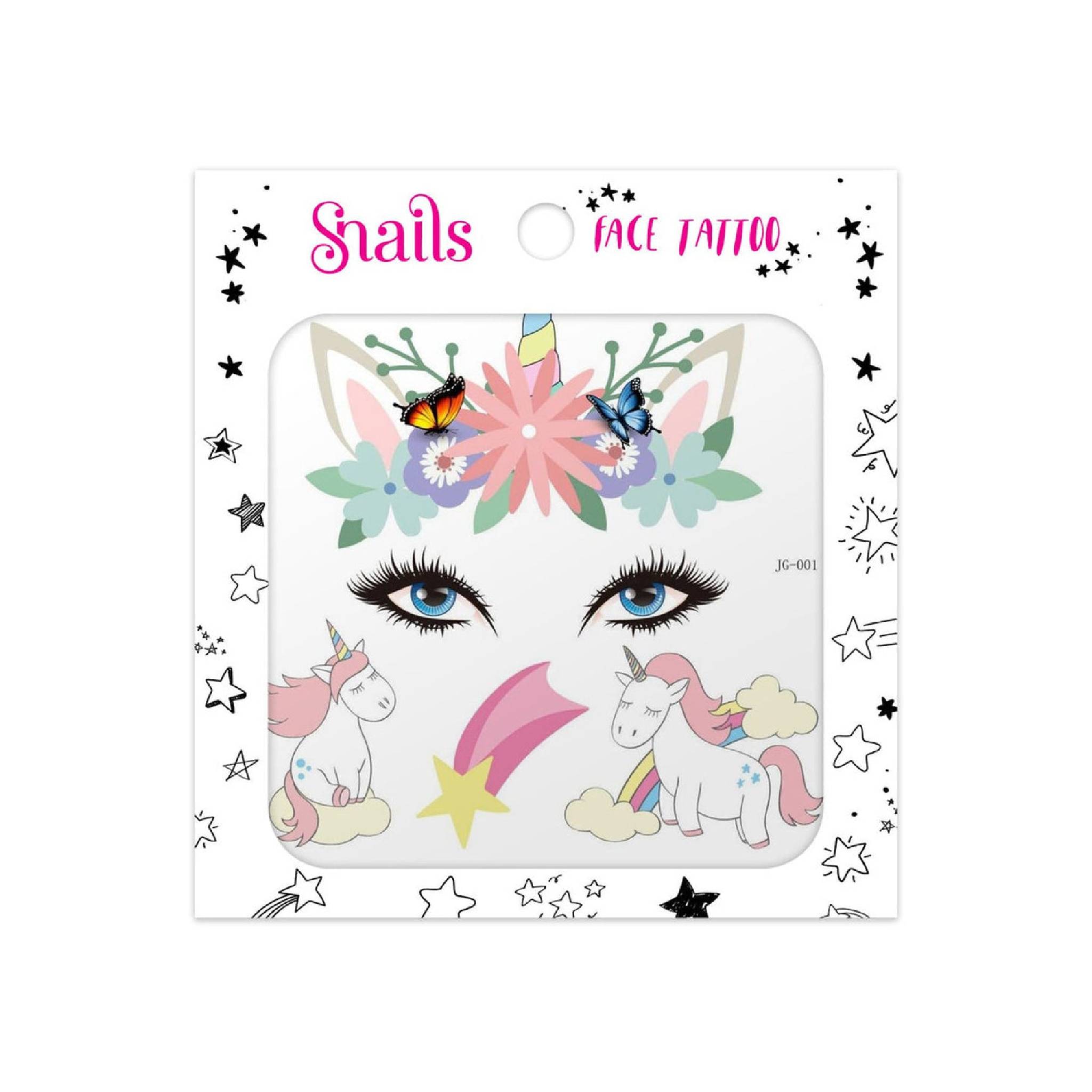 Face Tattoos Unicorn Star