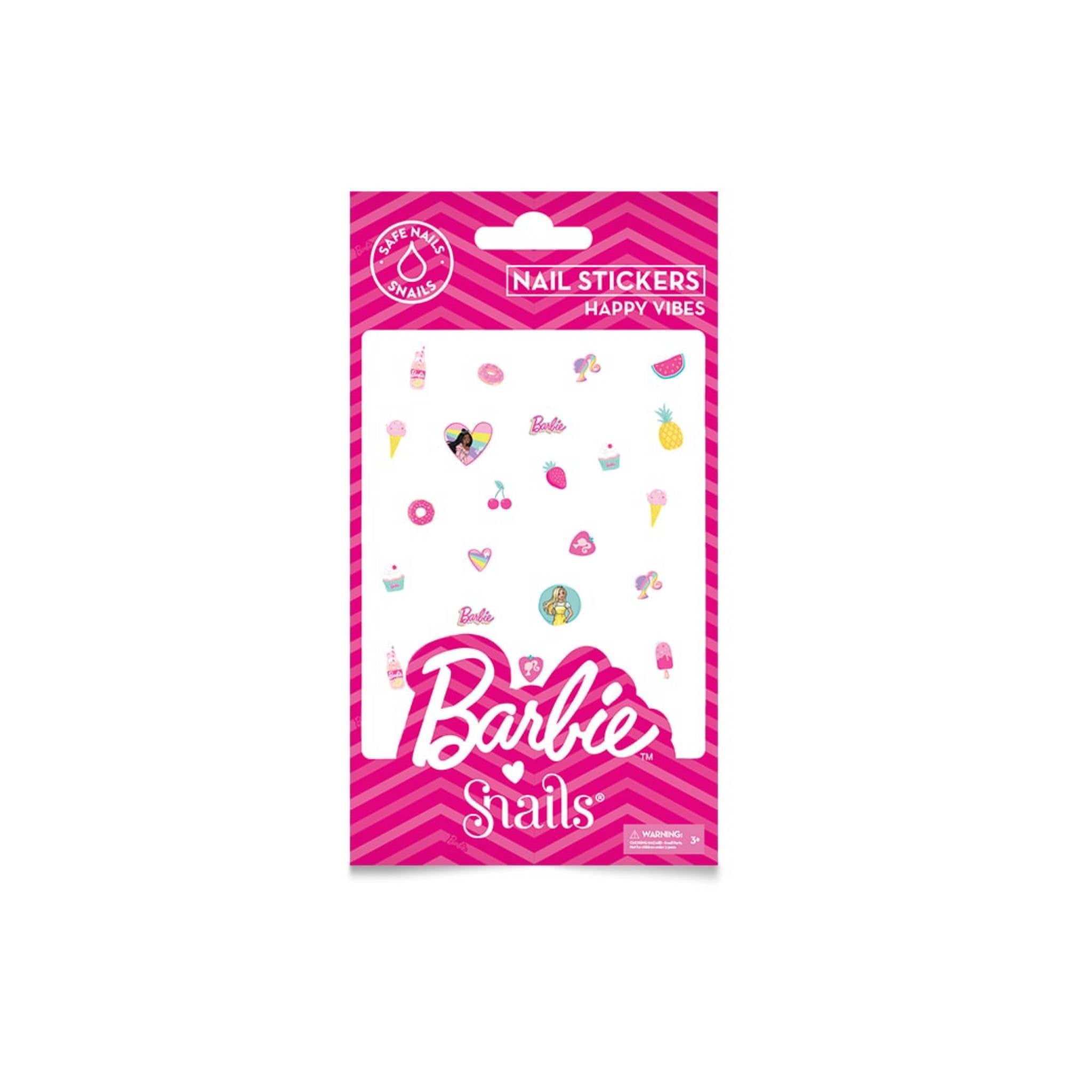 Barbie Nail Stickers Happy Vibes