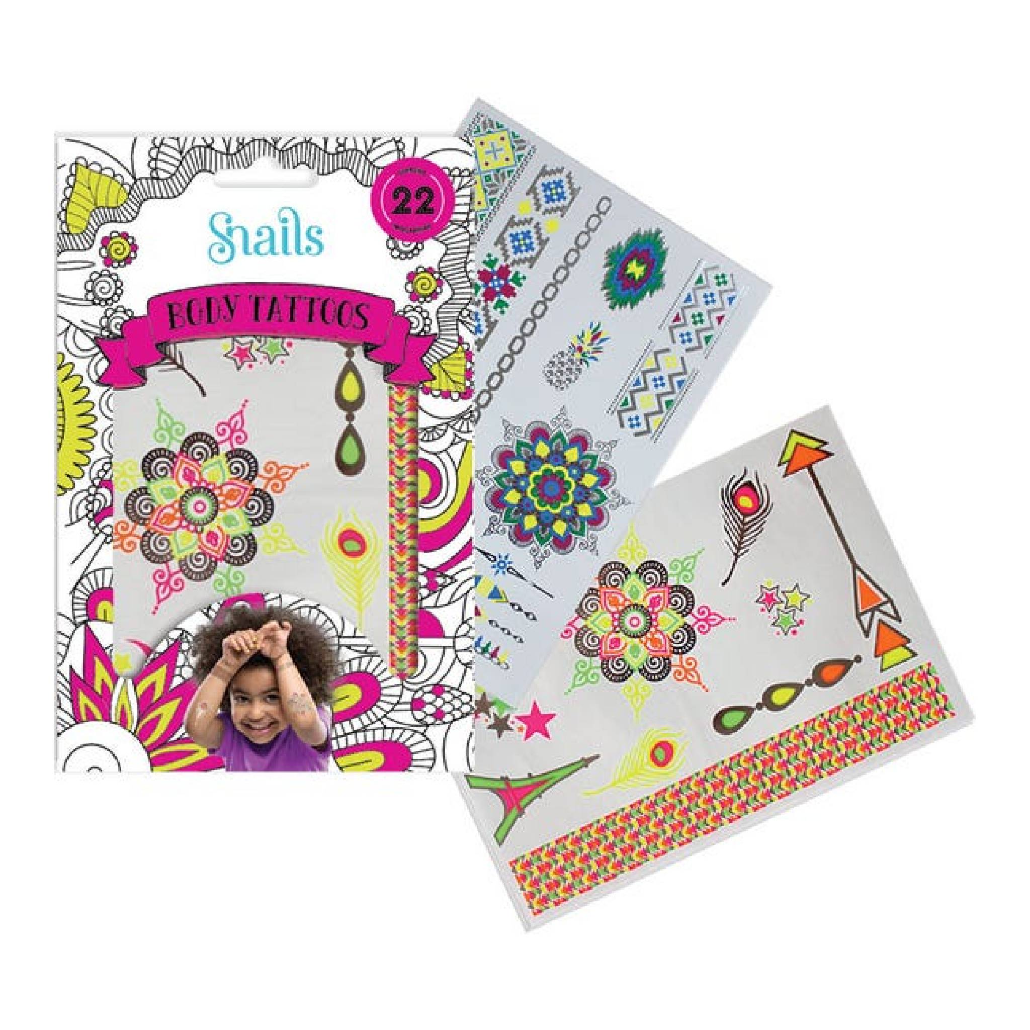 Jewelry Tattoos Neon Set