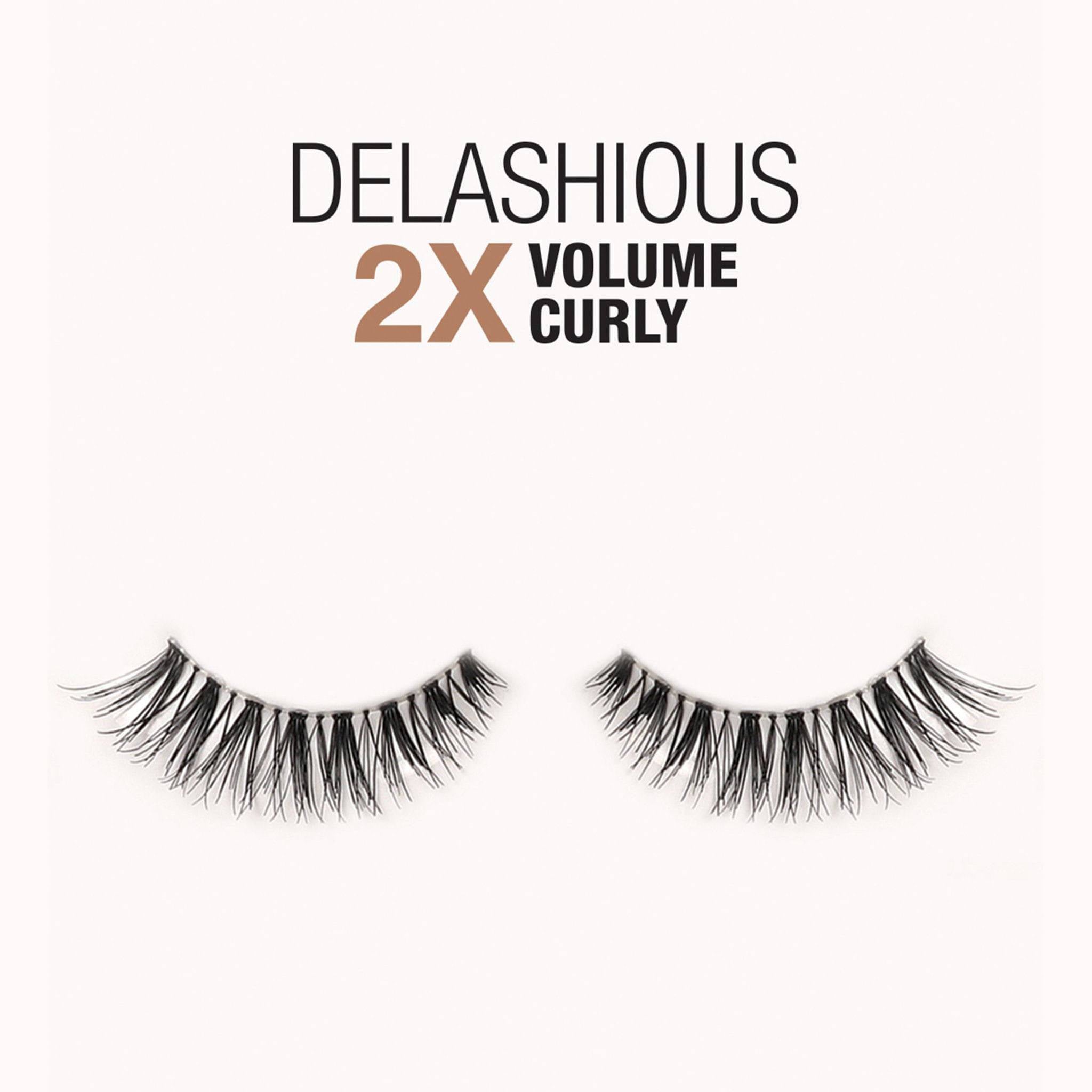 Samoa Delashious 2X Volume Curly False Eyelashes