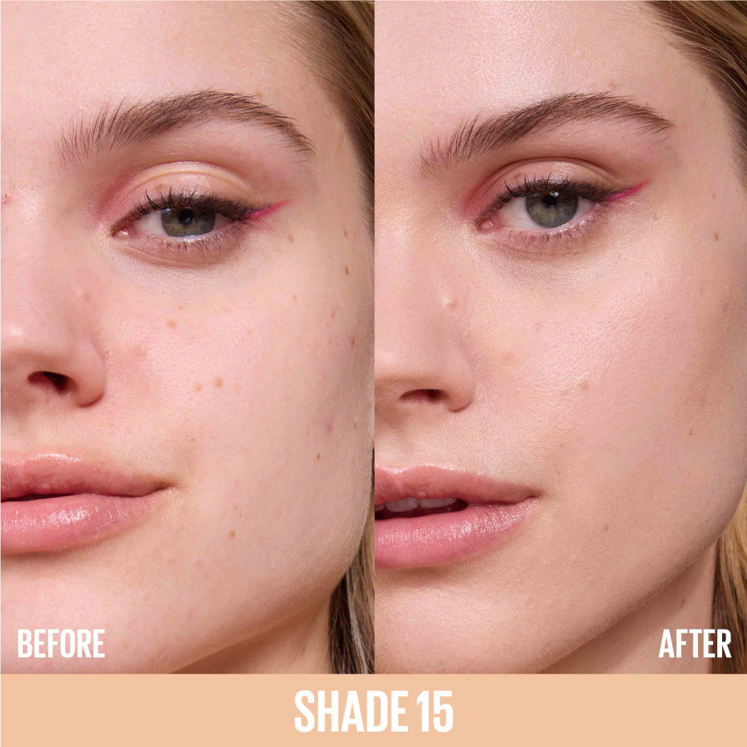 Lifter Serum Concealer, Full Coverage, Includes 2% Peptides + Caffeine to Hydrate & Brighten Under Eyes