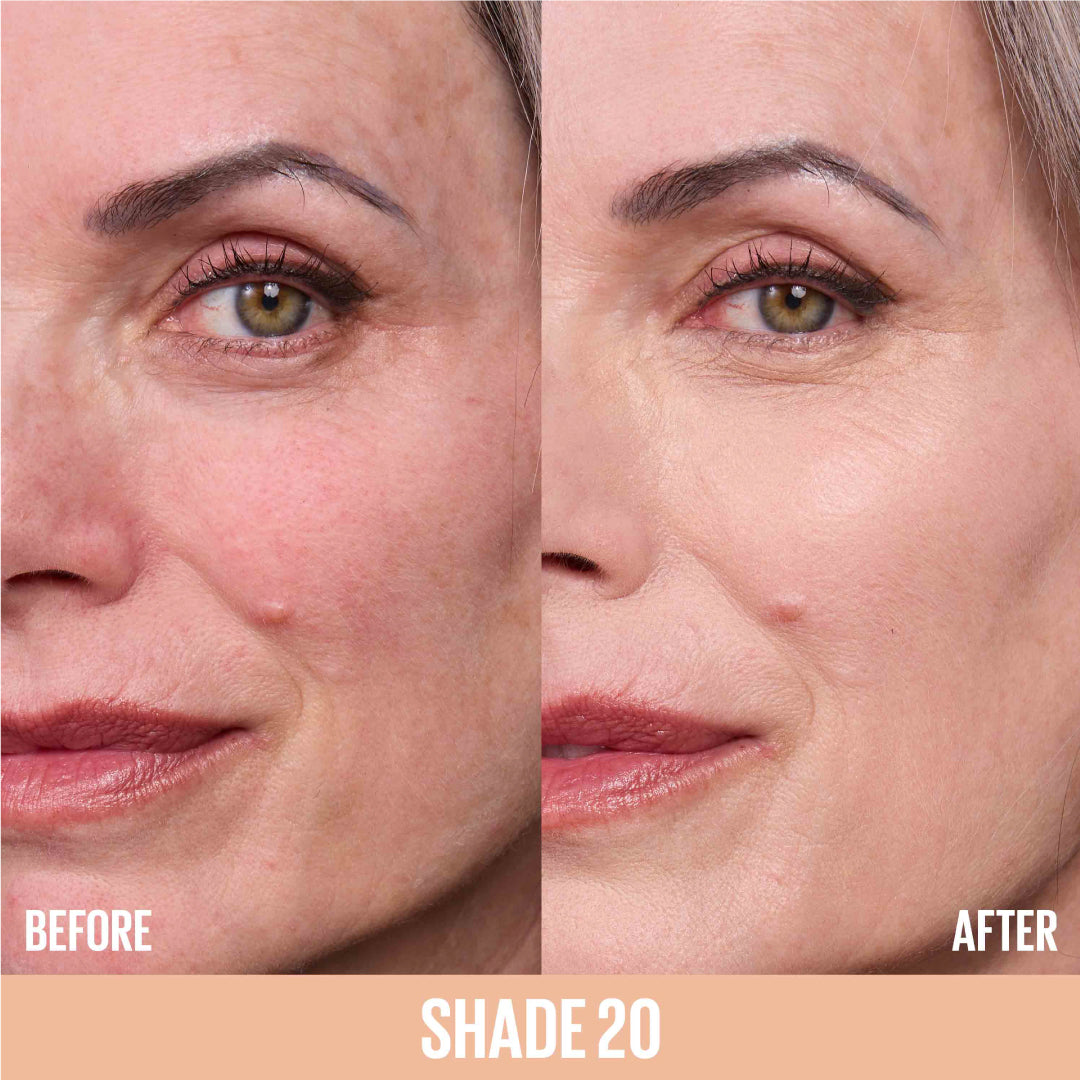 Lifter Serum Concealer, Full Coverage, Includes 2% Peptides + Caffeine to Hydrate & Brighten Under Eyes