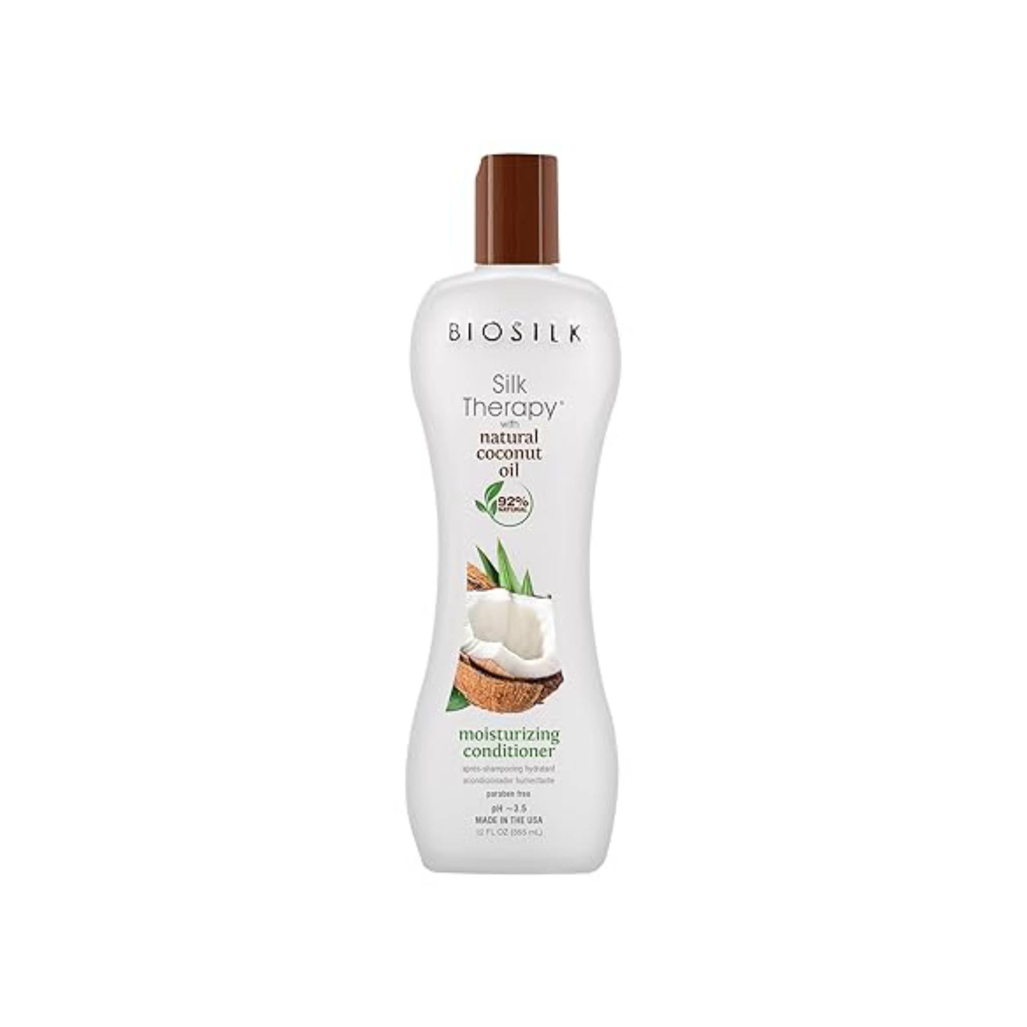 Silk Therapy With Natural Coconut Oil Moisturizing Conditioner
