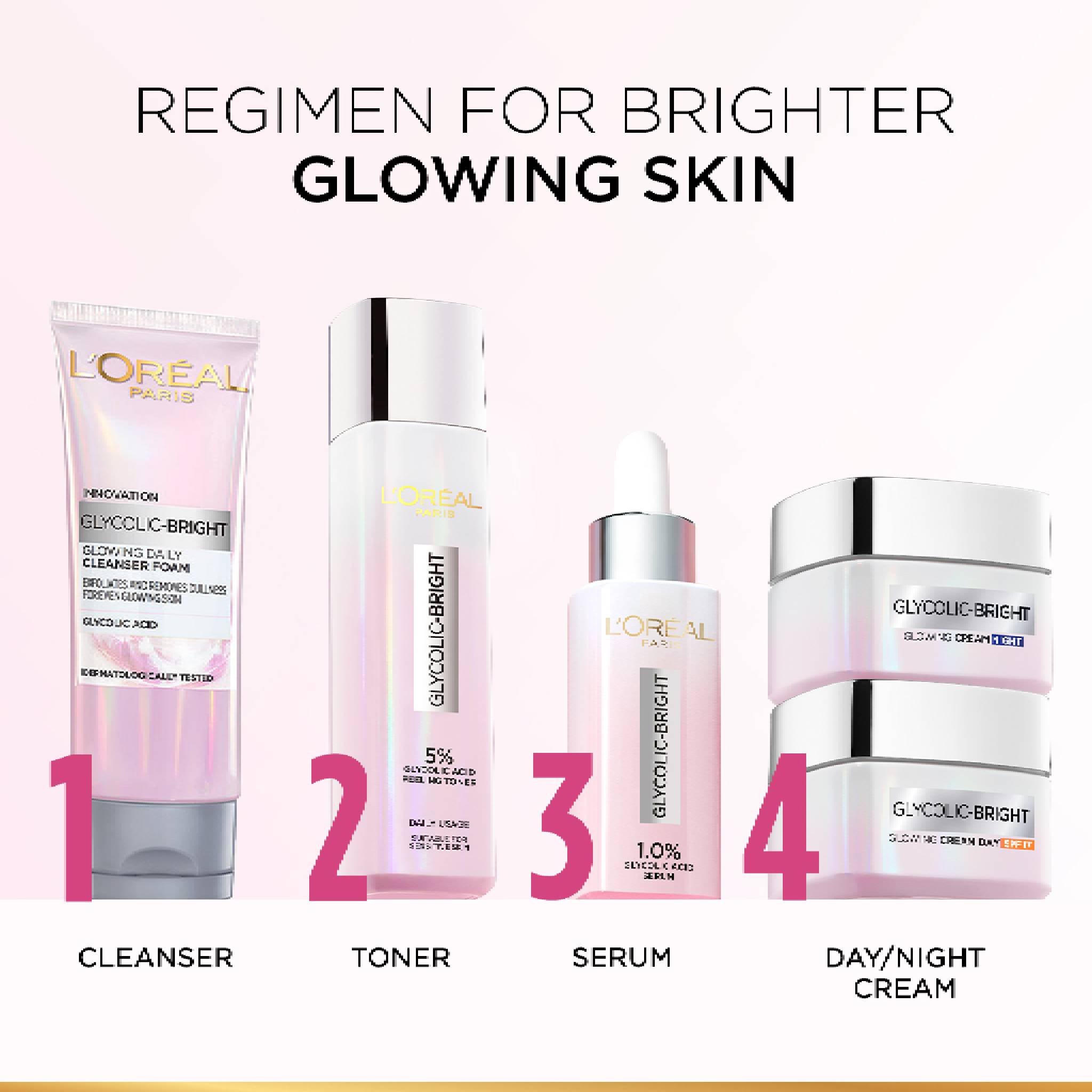 5% Glycolic Acid Peeling Toner for Instant Glowing Skin