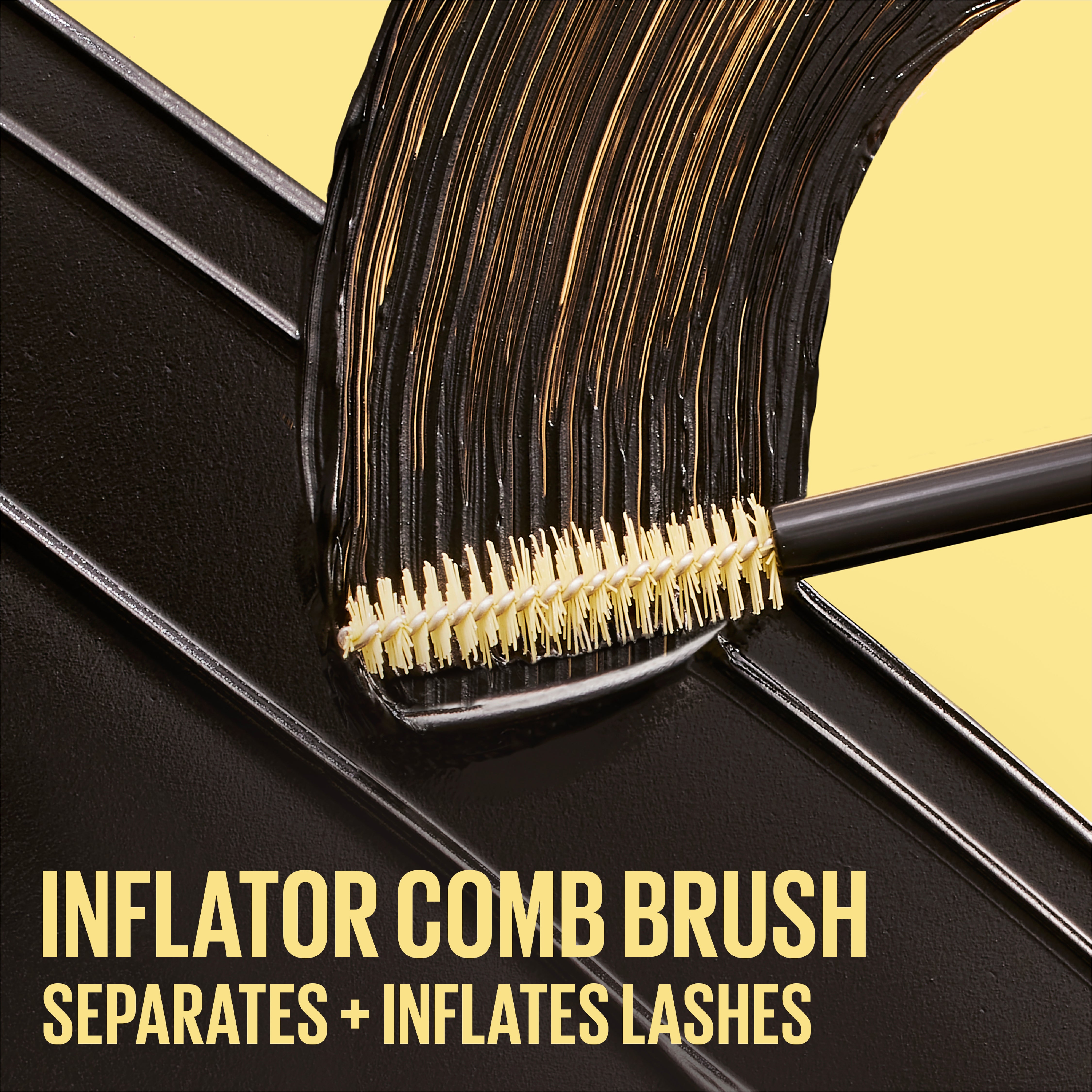 Maybelline New York Colossal Bubble Mascara Buildable Sleek Volume and Long Lasting 24HR Wear Mascara| Inflator Comb Brush to Separate Lashes