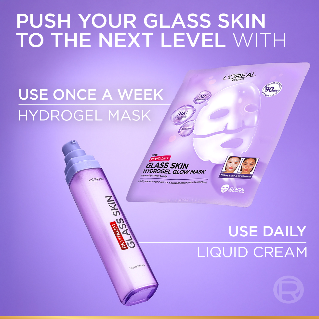 Revitalift Glass Skin Filler Liquid Cream