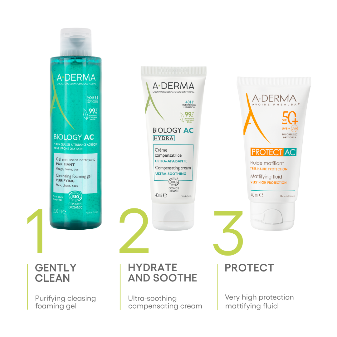 Buy One Get One free A-Derma Biology AC foaming gel 200ml