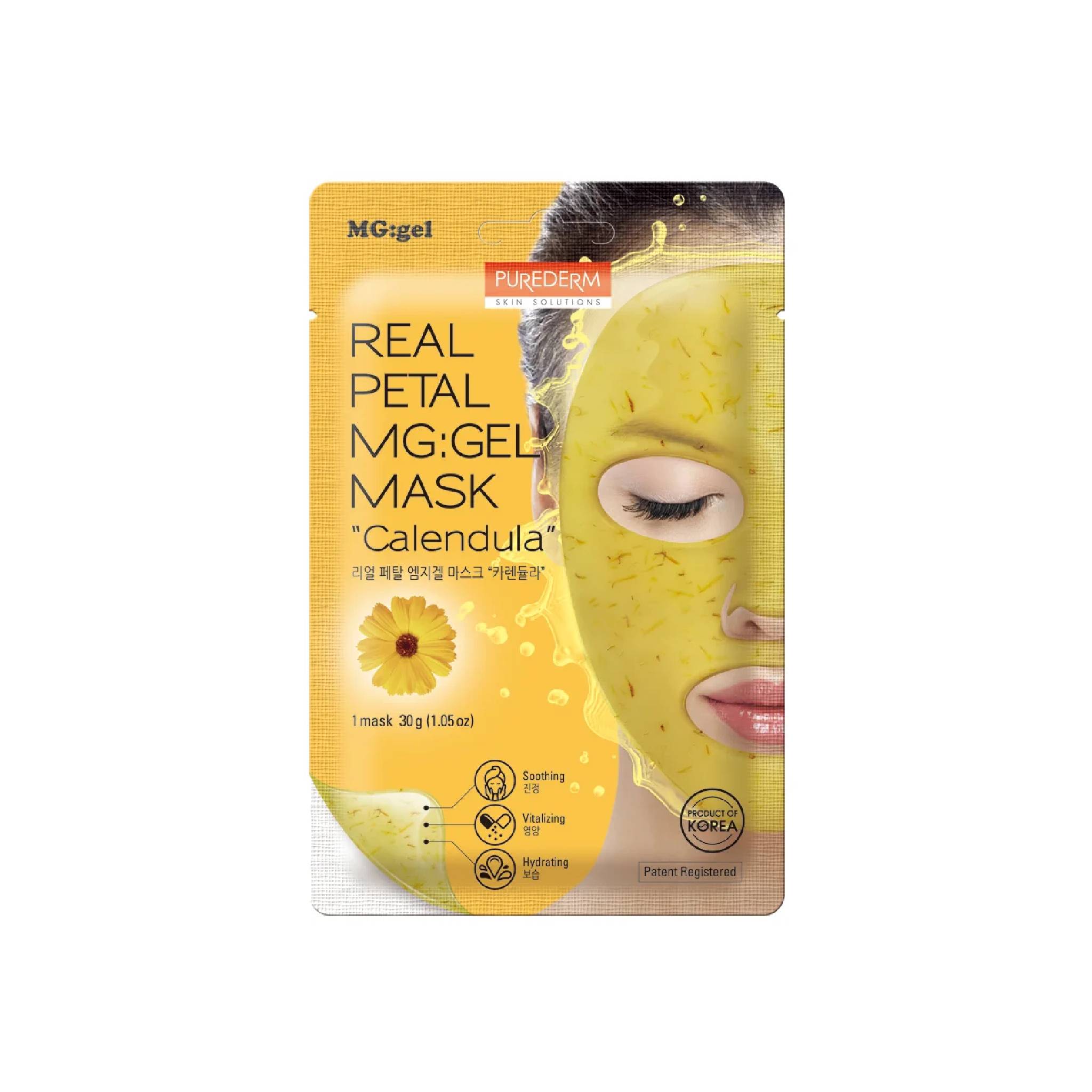 Real Petal Mg Gel Mask Calendula