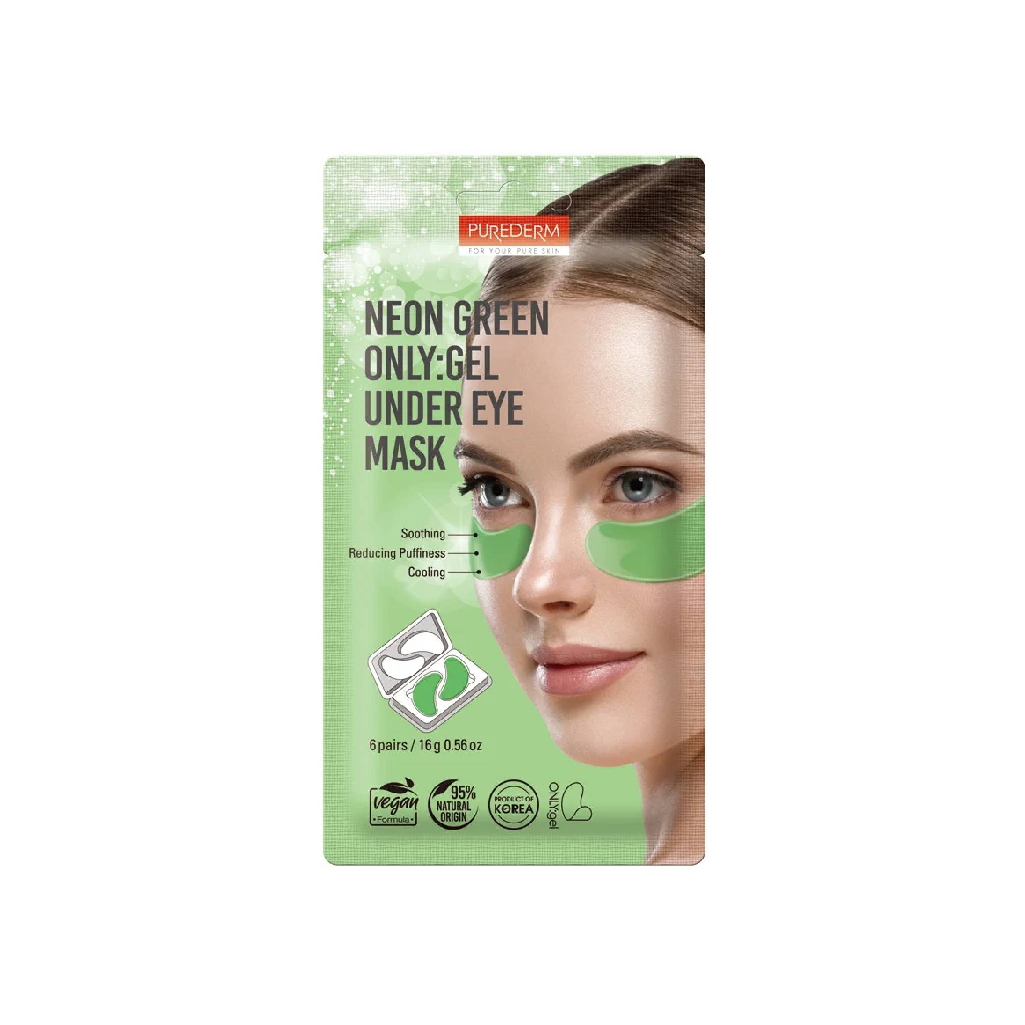 Neon Green Only Gel Under Eye Mask