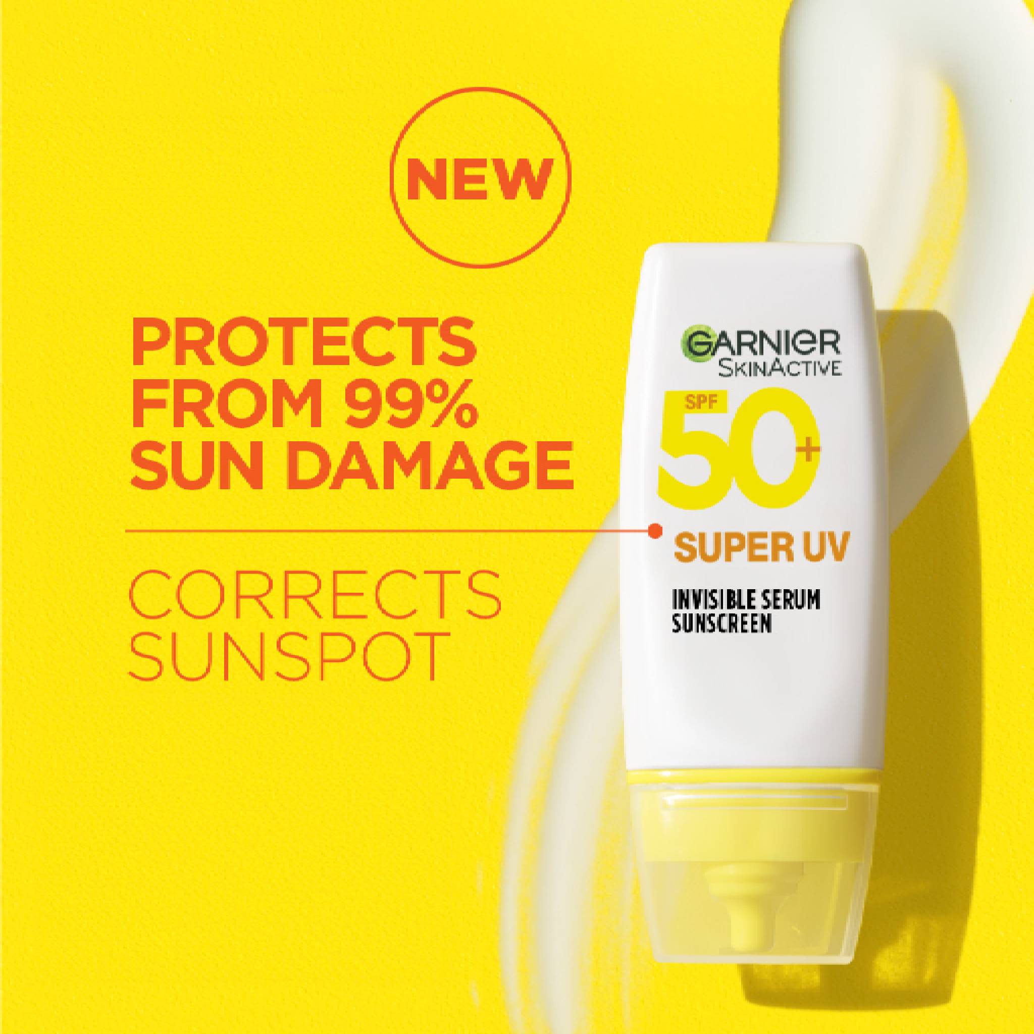 Super UV Invisible Serum Sunscreen To Correct And Protect Your Skin With Spf50+, For All Skin Types