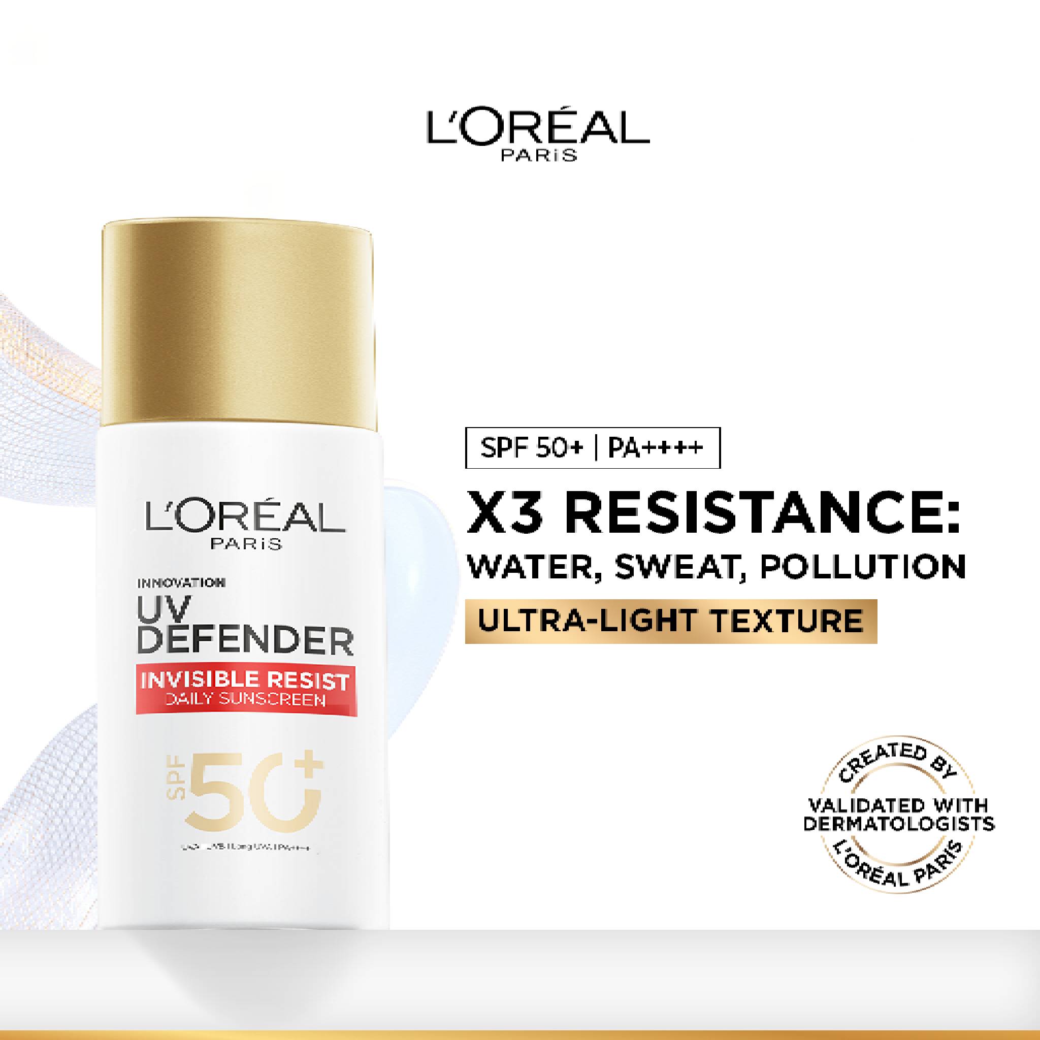 UV Defender Invisible Resist Daily Sunscreen