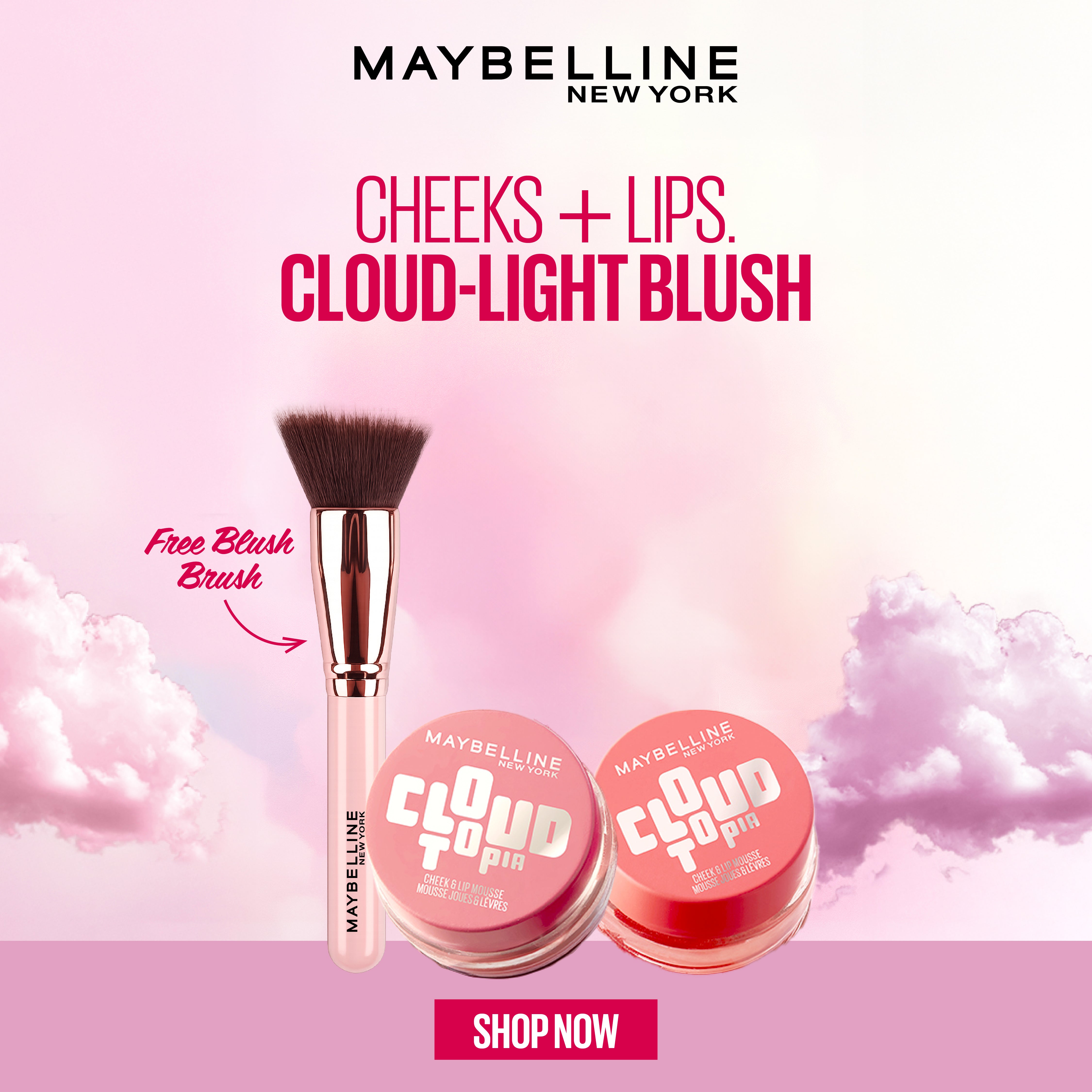 Cloudtopia Blush for Cheeks and Lip Mousse Duo