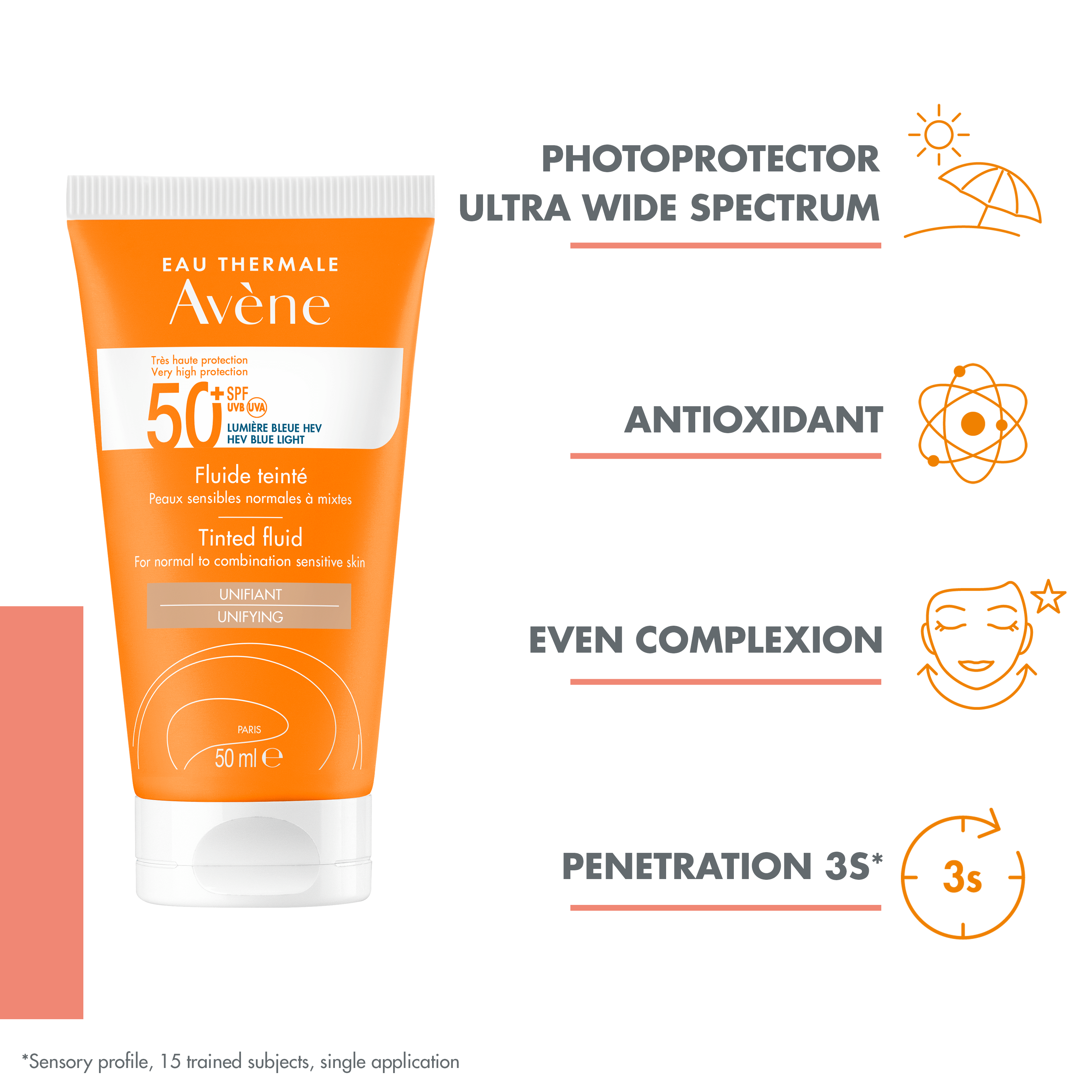 Sunscreen Tinted Fluid SPF 50+
