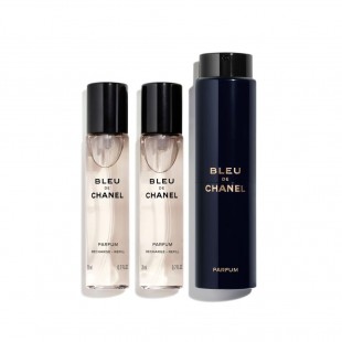 Bleu de Chanel Parfum Twist and Spray 3x20ml