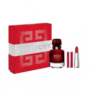 L'Interdit Rouge Gift Set, Eau De Parfum 50ml +  Mini Le Rouge 37 Deep Velvet 1.5g