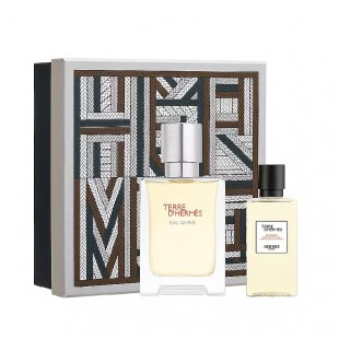 Terre D'Hermès Eau Givrée Gift Set, Eau De Parfum 50ml + Shower Gel 40ml