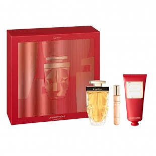 La Panthere Gift Set, Parfum 75ml + Parfum 10ml + Body Milk 100ml