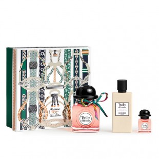 Twilly D'Hermès Gift Set, Eau De Parfum 85ml + Eau De Parfum 7.5ml + Body Lotion 80ml