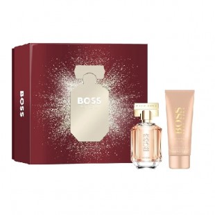 Boss The Scent For Her Gift Set, Eau De Parfum 50ml + Body Lotion 75ml