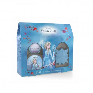 Frozen 2 Elsa Gift Set, Eau de Toilette 50ml + 3D Soap 50g