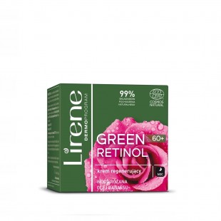 Green Retinol Regenerating Night Cream With Rose Water & Linseed Oil 60+