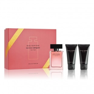 Musc Noir Rose Gift Set, Eau De Parfum 50ml + Body Lotion 50ml + Shower Gel 50ml