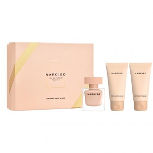  Narciso Poudrée Gift Set, Eau De Parfum 50ml +  Body Lotion 50ml + Shower Gel 50ml