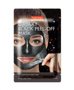 Purederm-galaxy Peel Off Mask Black