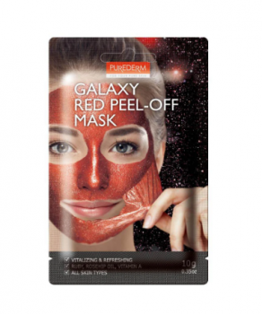 Purederm-galaxy Peel Off Mask Red