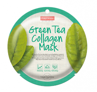 Purederm Green Tea Collagen 1 sheet Mask