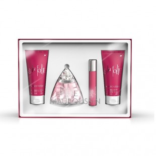 A La folie Gift Set, Eau De Parfum 100ml + Shower Gel 90ml + Body Lotion 90ml + Travel Spray 20ml