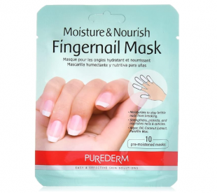 Purederm Moisture And Nourish Fingernail Mask 10 Pieces