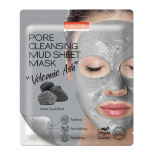 Pore Cleansing Mud Sheet Volcanic Mask 15g