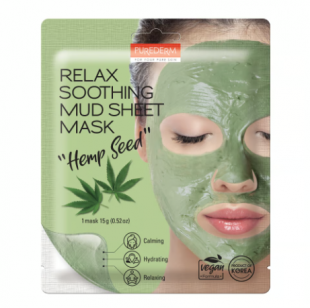 Relax Soothing Mud Cream Sheet Mask 15g