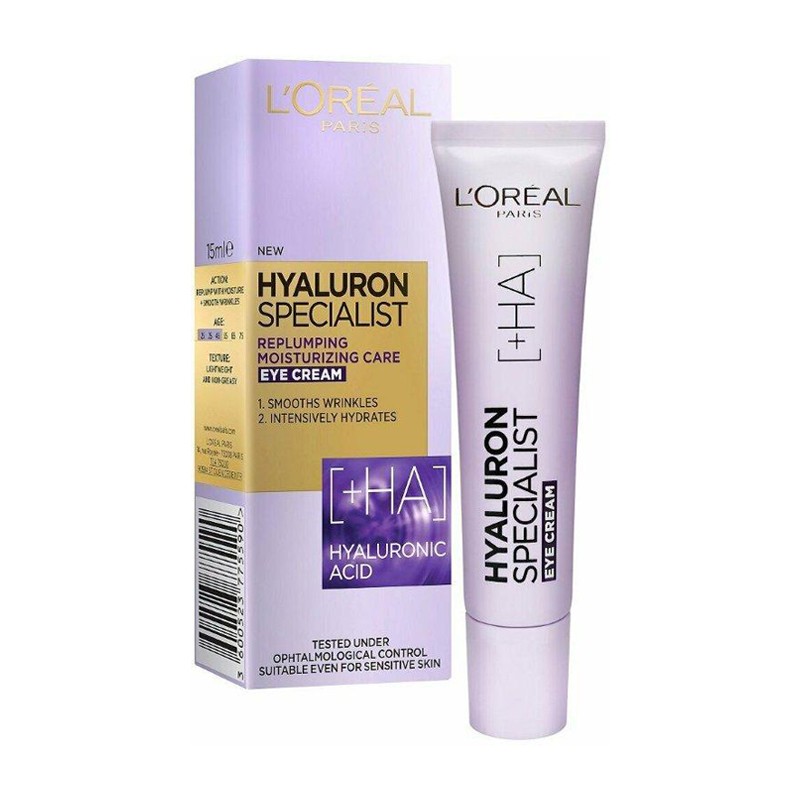 hyaluron expert loreal eye cream review produse anti-imbatranire pete intunecate