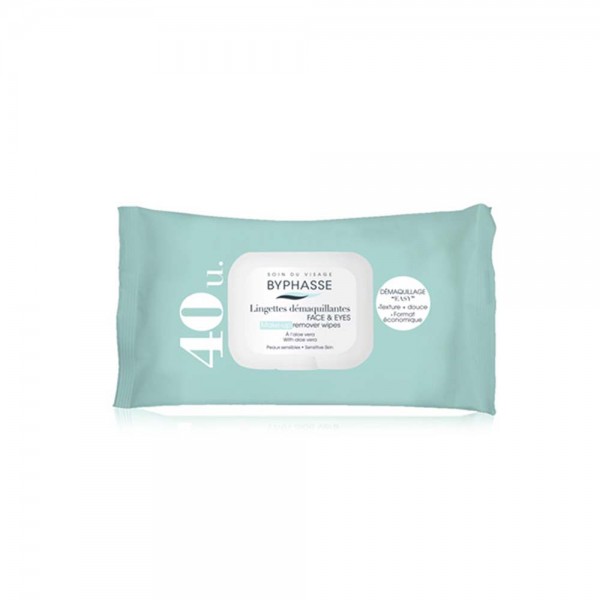  Make-up Remover Wipes With Aloe Vera 40 Units