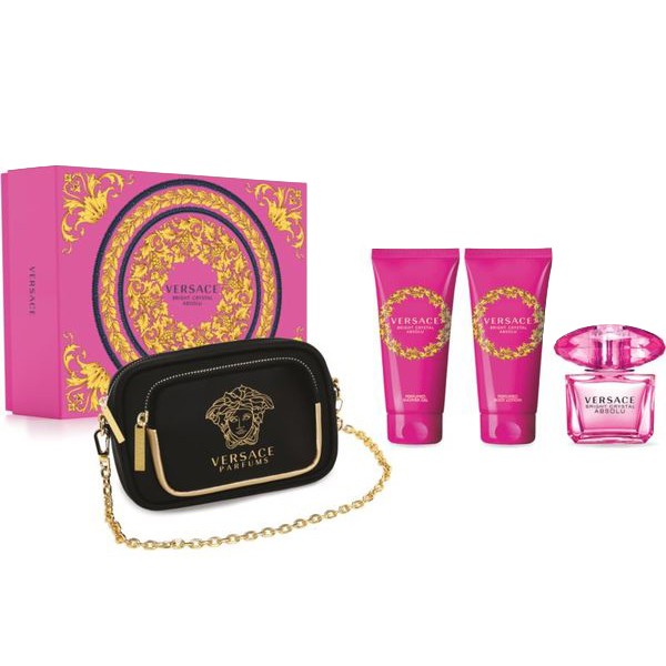 Bright Crystal Absolu Gift Set, Eau De Parfum 90ml + Shower Gel 100ml ...