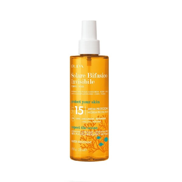 Multifunction Invisible Two-Phase Sunscreen SPF15 For Face And Body 200ml