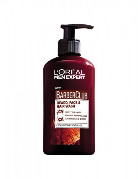 L'Oreal Men Expert The Barber Club Beard, Face And Hair 3-In-1 Wash 200ml