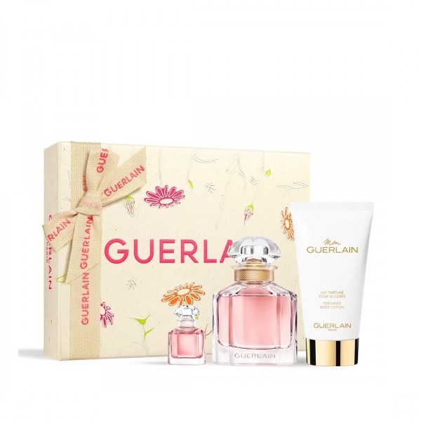 Mon Guerlain Gift Set, Eau de Parfum 50ml + Body Lotion 75ml + Mini 5ml