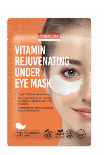 Purederm Vitamin Rejuvenating Under Eye Mask 30 Pads