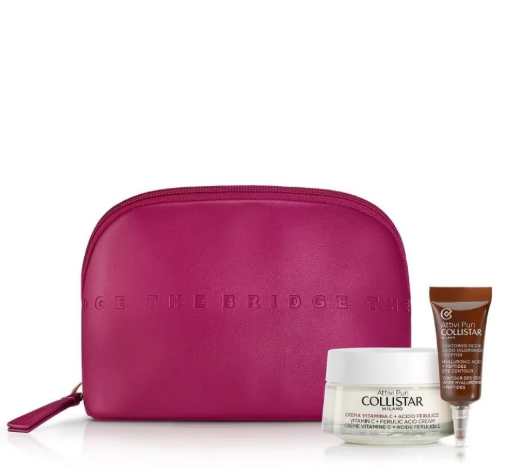 Vitamin C Cream + Hyaluronic Acid Eye Contour Pouch Set