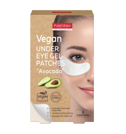Vegan Under Eye Gel Patch Avocado 6 Strips 