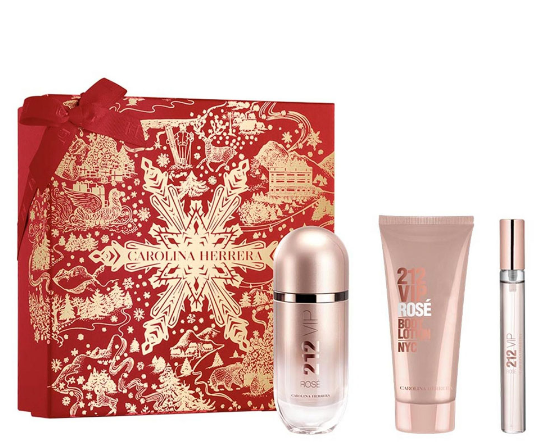 212 VIP Rose Eau de Parfum Spray 80ml Gift Set